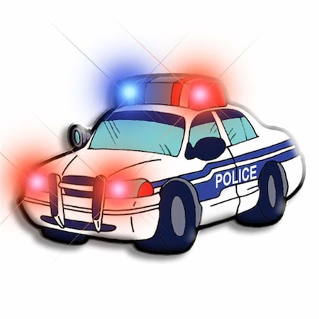 Endless Games Police Car Flashing Body Light Lapel Pins EN3332880